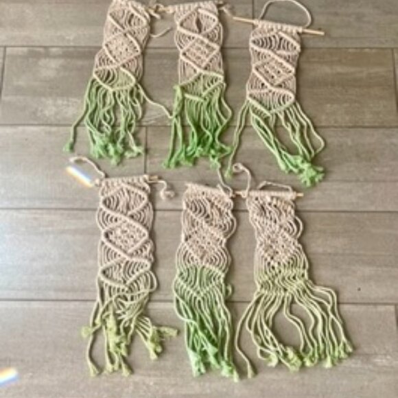 Lot of 26 Macrame Bohemian Hand Woven‎ Wall Hanging Tassel Home Decor-All Sizes - Picture 3 of 10
